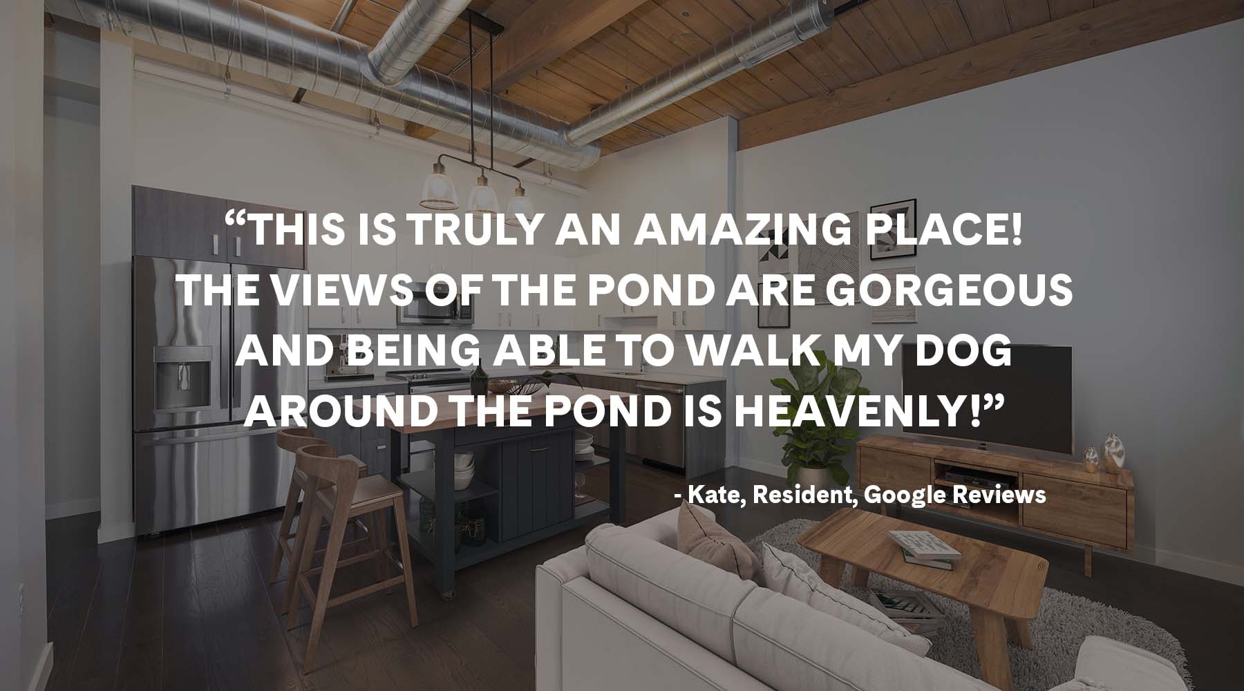 Resident Review Bancroft Lofts Resident Quote on Google Review for Bancroft Lofts