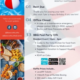 Instagram post from @bancroftlofts on June 30, 2024 08:54:26am