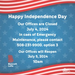 Instagram post from @bancroftlofts on July 04, 2024 06:00:22am